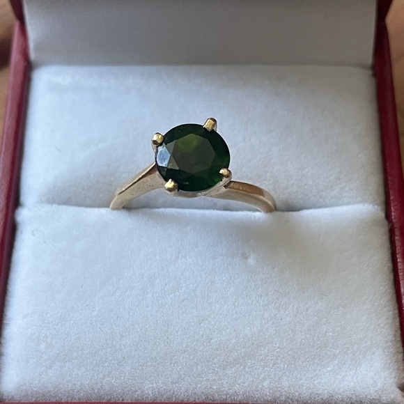 Chrome Diopside Ring - Picture 2 of 8